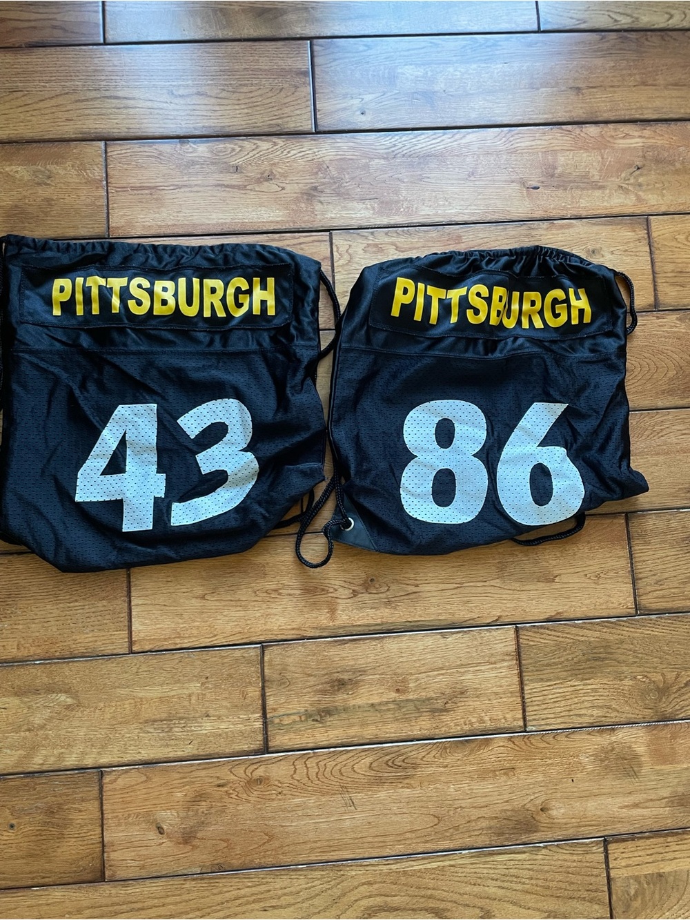 Pittsburgh Steelers drawstring bags